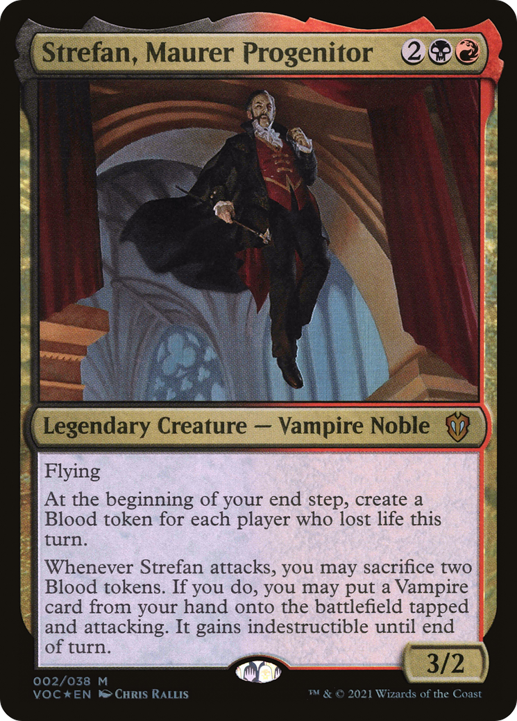 Strefan, Maurer Progenitor [Innistrad: Crimson Vow Commander] | Silver Goblin