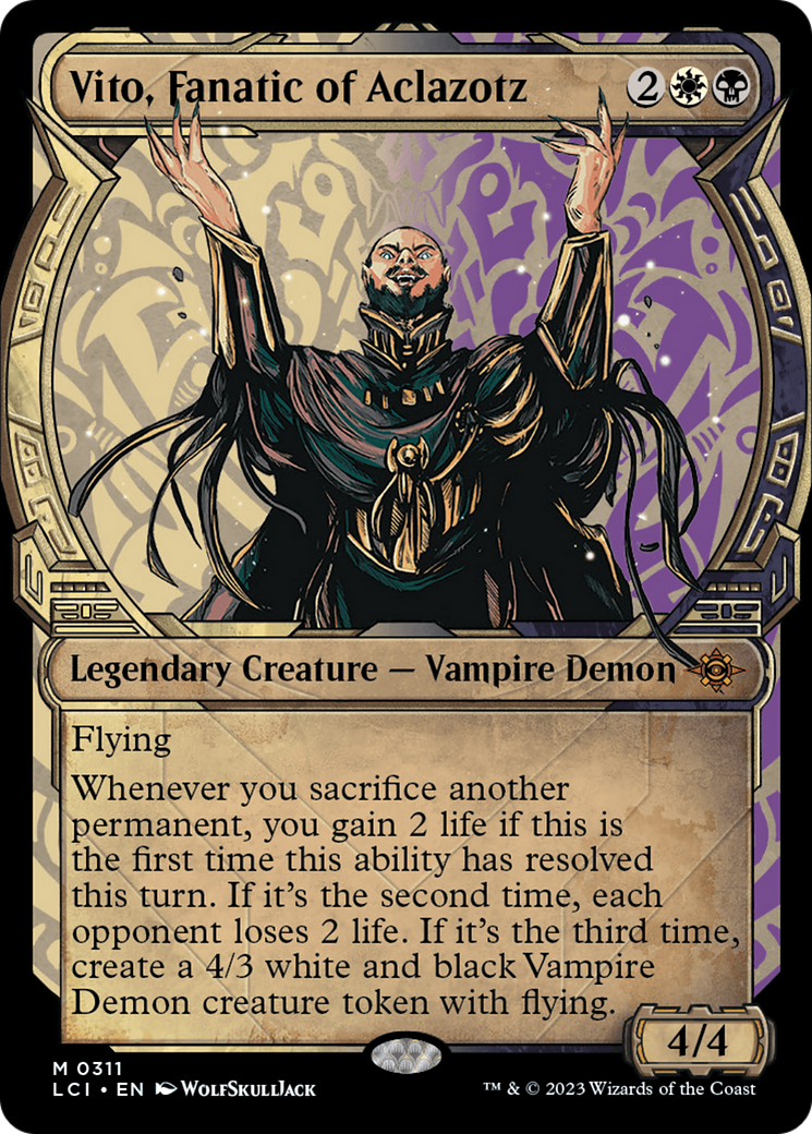 Vito, Fanatic of Aclazotz (Showcase) [The Lost Caverns of Ixalan] Foil