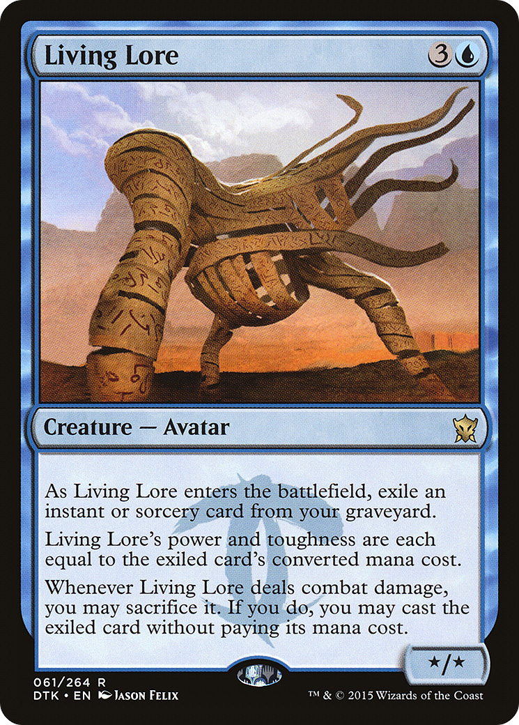Living Lore [Dragons of Tarkir] Foil