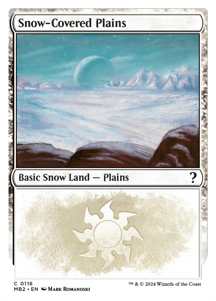 Snow-Covered Plains: (snow) (116)