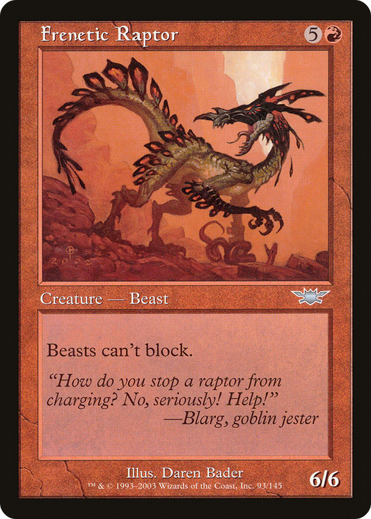 Frenetic Raptor [Legions] Foil