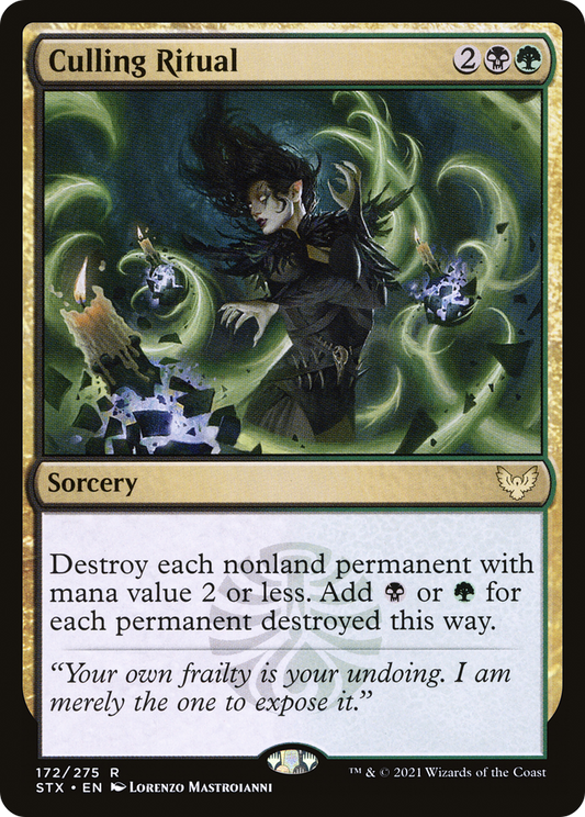 Culling Ritual [Strixhaven: School of Mages] Foil