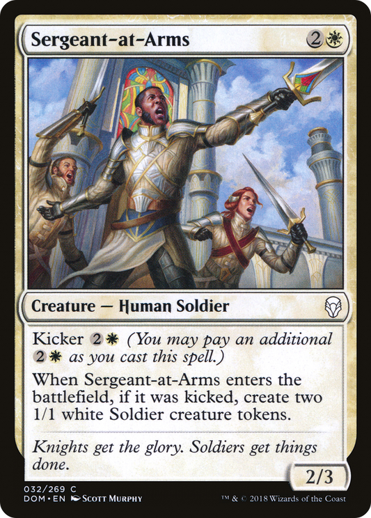 Sergeant-at-Arms [Dominaria] Foil