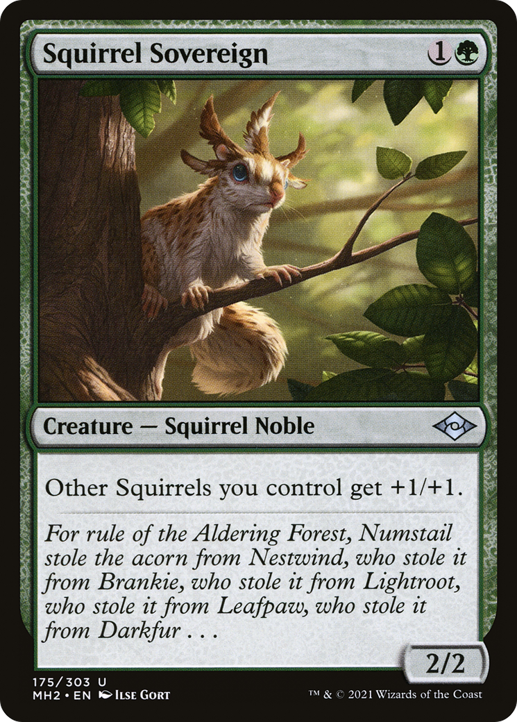 Squirrel Sovereign (175) Foil - Modern Horizons 2