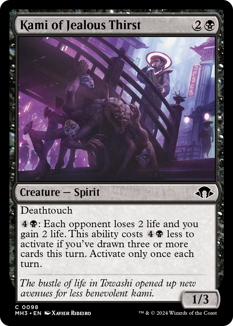 Kami of Jealous Thirst [Modern Horizons 3] | Silver Goblin