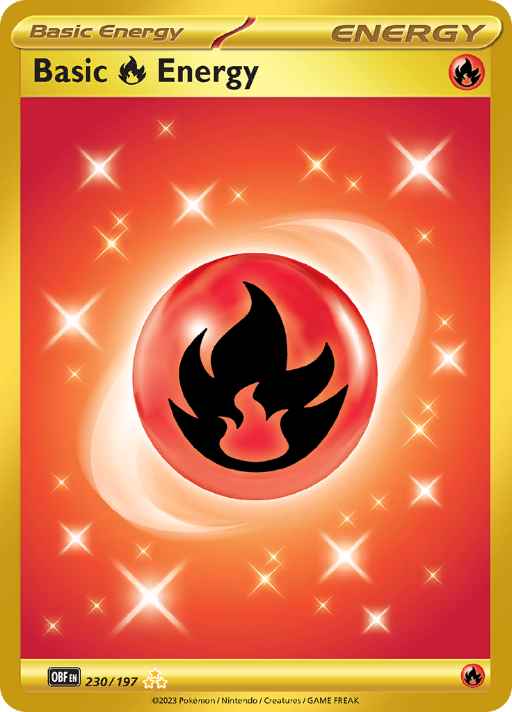 Basic Fire Energy (230/197) [Scarlet & Violet: Obsidian Flames] | Silver Goblin