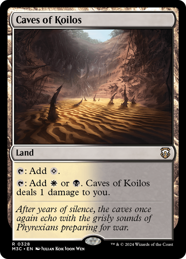 Caves of Koilos (Ripple Foil) [Modern Horizons 3 Commander] | Silver Goblin