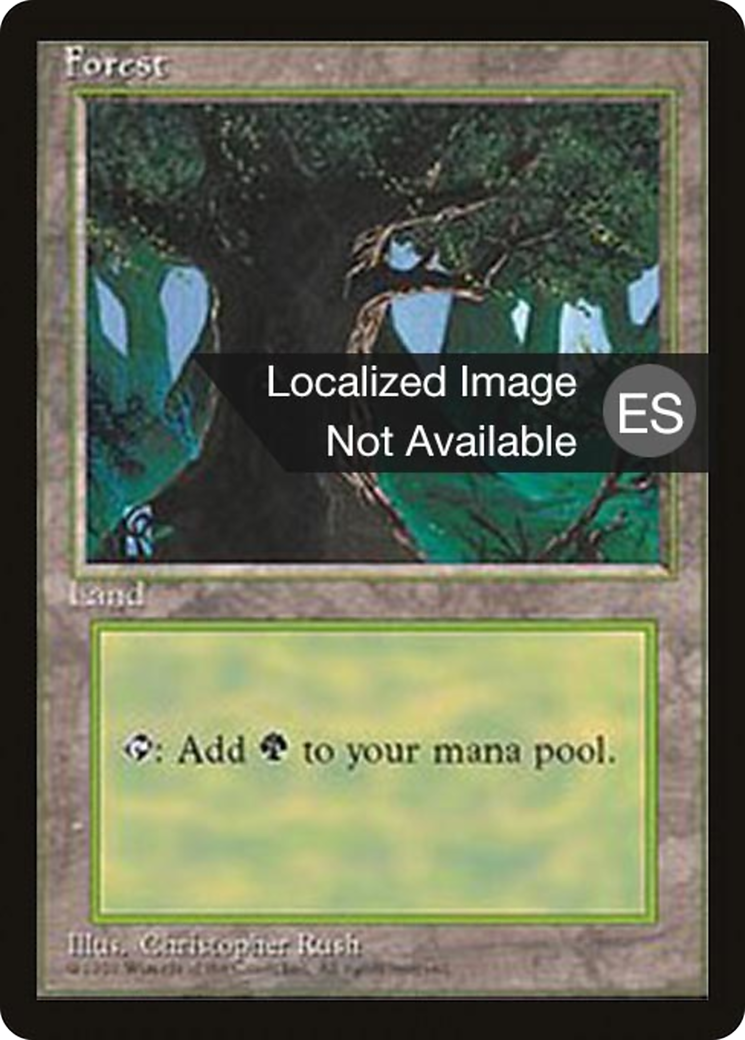 Forest (C) [Fourth Edition (Foreign Black Border)] | Silver Goblin