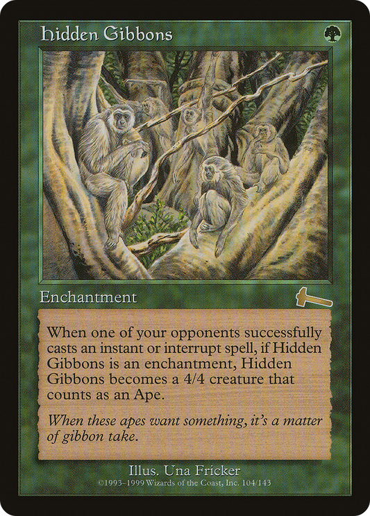 Hidden Gibbons (104) - Urza's Legacy