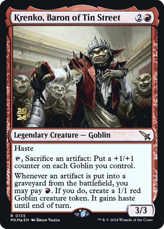 Krenko, Baron of Tin Street Foil (135S)