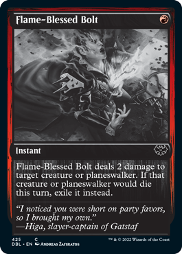 Flame-Blessed Bolt [Innistrad: Double Feature] | Silver Goblin