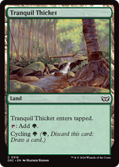 Tranquil Thicket [Duskmourn: House of Horror Commander] | Silver Goblin