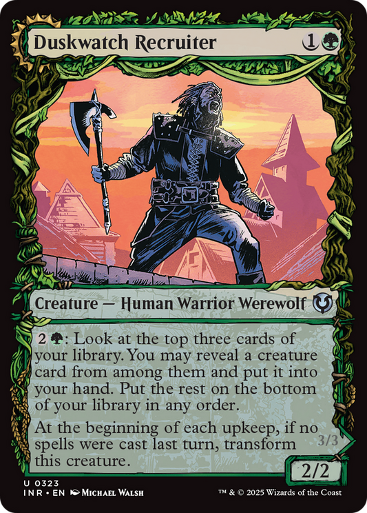 Duskwatch Recruiter (Showcase) Foil (323) - Innistrad Remastered