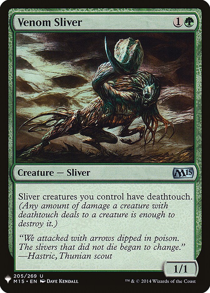Venom Sliver [Mystery Booster] | Silver Goblin
