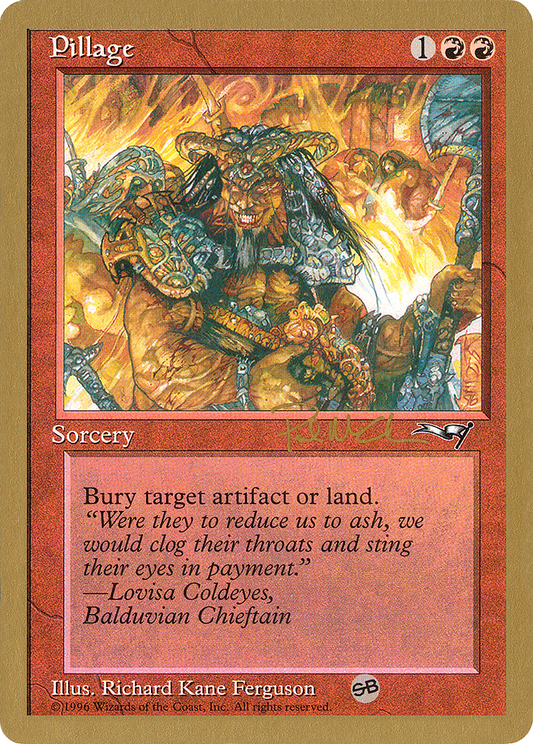 Pillage (Paul McCabe) (SB) [World Championship Decks 1997]