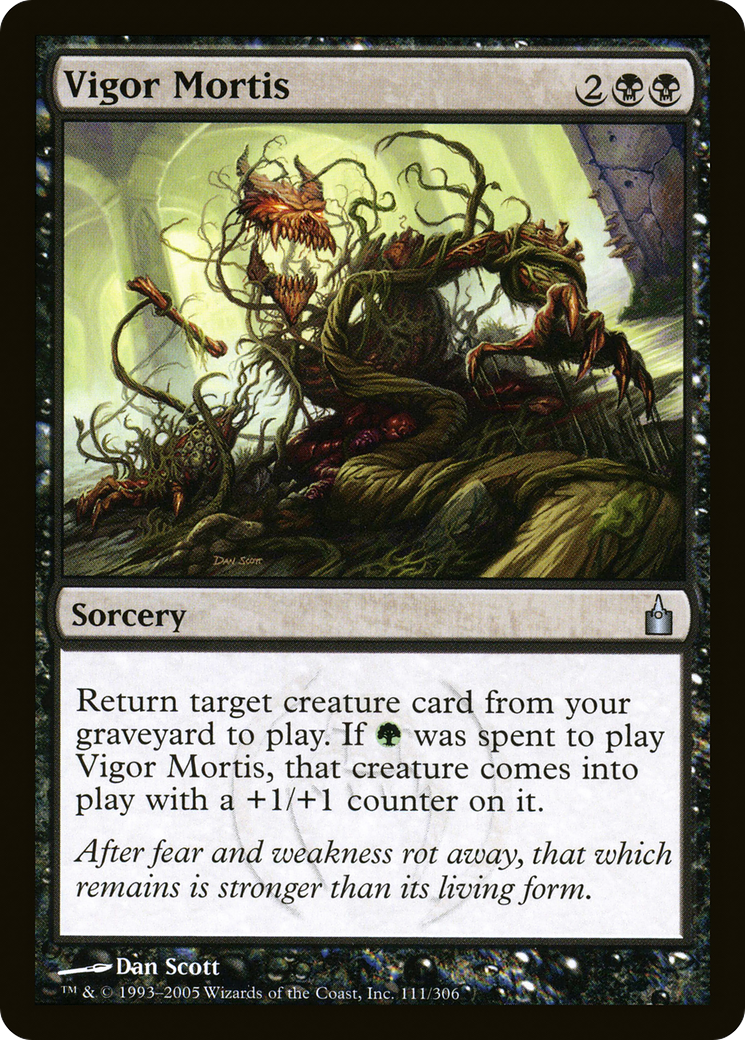 Vigor Mortis [Ravnica: City of Guilds] Foil