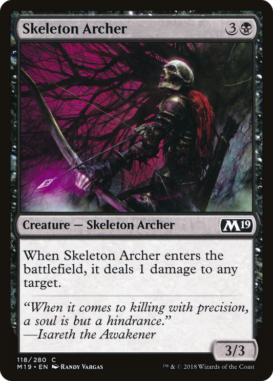 Skeleton Archer [Core Set 2019] Foil