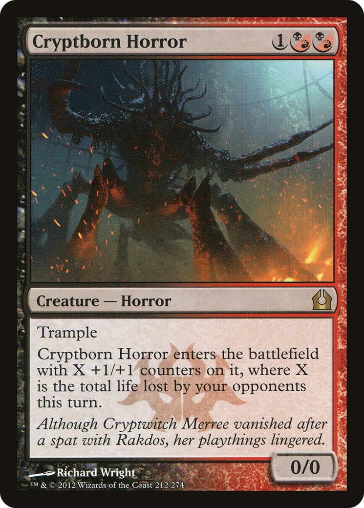 Cryptborn Horror [Return to Ravnica] Foil