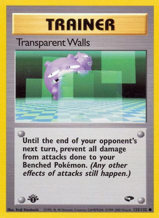 Transparent Walls (125) (1st Edition) - Gym Challenge