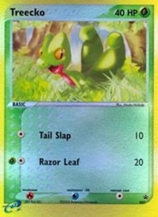 Treecko - 003 (e-League) (3) Reverse Holofoil - Nintendo Promos