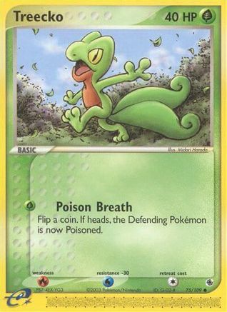 Treecko - 75/109 (75) Reverse Holofoil - Ruby and Sapphire