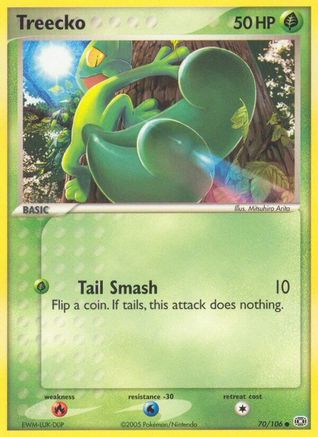 Treecko (70) Reverse Holofoil - Emerald