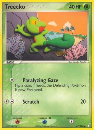 Treecko (67) Reverse Holofoil - Crystal Guardians
