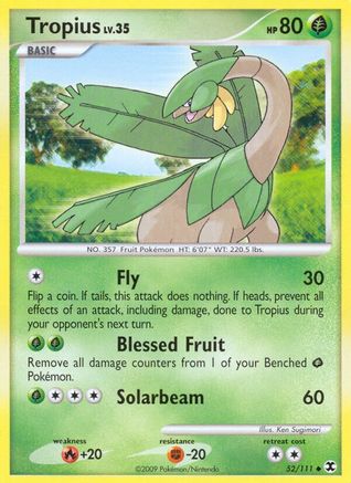 Tropius (52) Reverse Holofoil - Rising Rivals