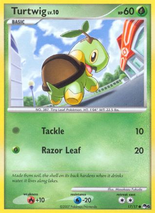 Turtwig (17/17) [POP Series 6] | Silver Goblin