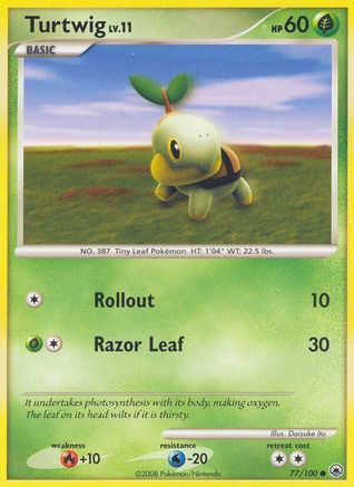 Turtwig (77) Reverse Holofoil - Majestic Dawn