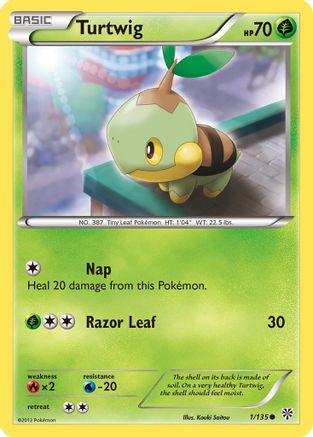 Turtwig (1) Reverse Holofoil - Plasma Storm