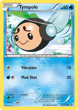 Tympole (40/113) [Black & White: Legendary Treasures] Reverse Holofoil