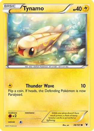 Tynamo (38/101) [Black & White: Noble Victories] Reverse Holofoil