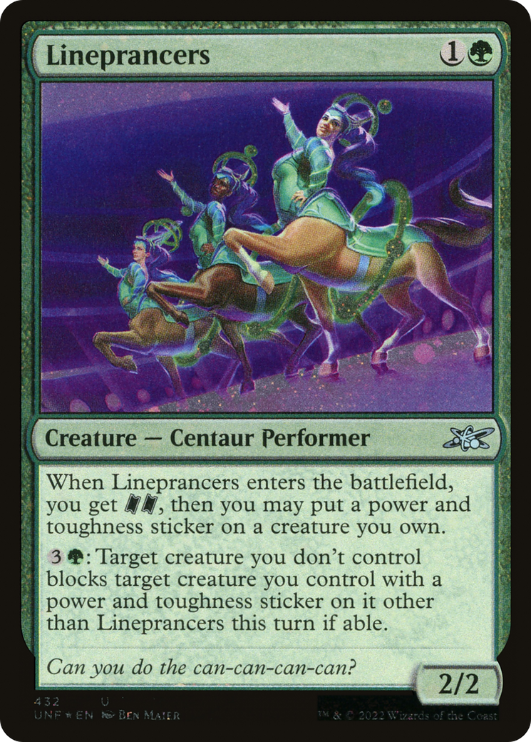 Lineprancers (Galaxy Foil) (432) Foil - Unfinity