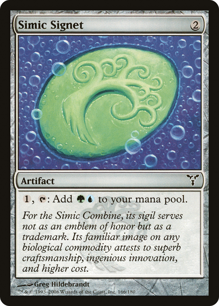 Simic Signet [Dissension] Foil