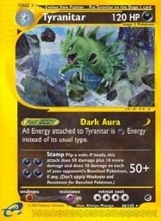 Tyranitar (66/165) [Expedition: Base Set] Reverse Holofoil