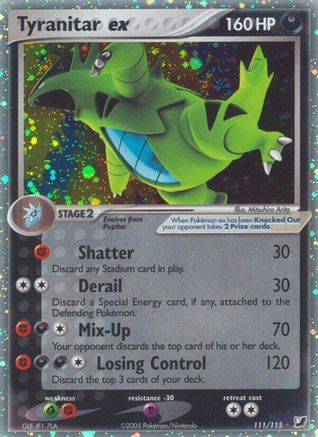 Tyranitar ex (111/115) [EX: Unseen Forces] | Silver Goblin