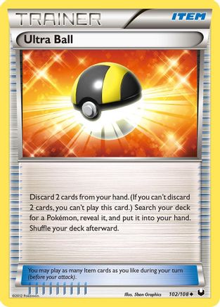 Ultra Ball (102) Reverse Holofoil - Dark Explorers
