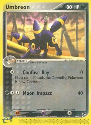 Umbreon (24/100) [EX: Sandstorm] Reverse Holofoil