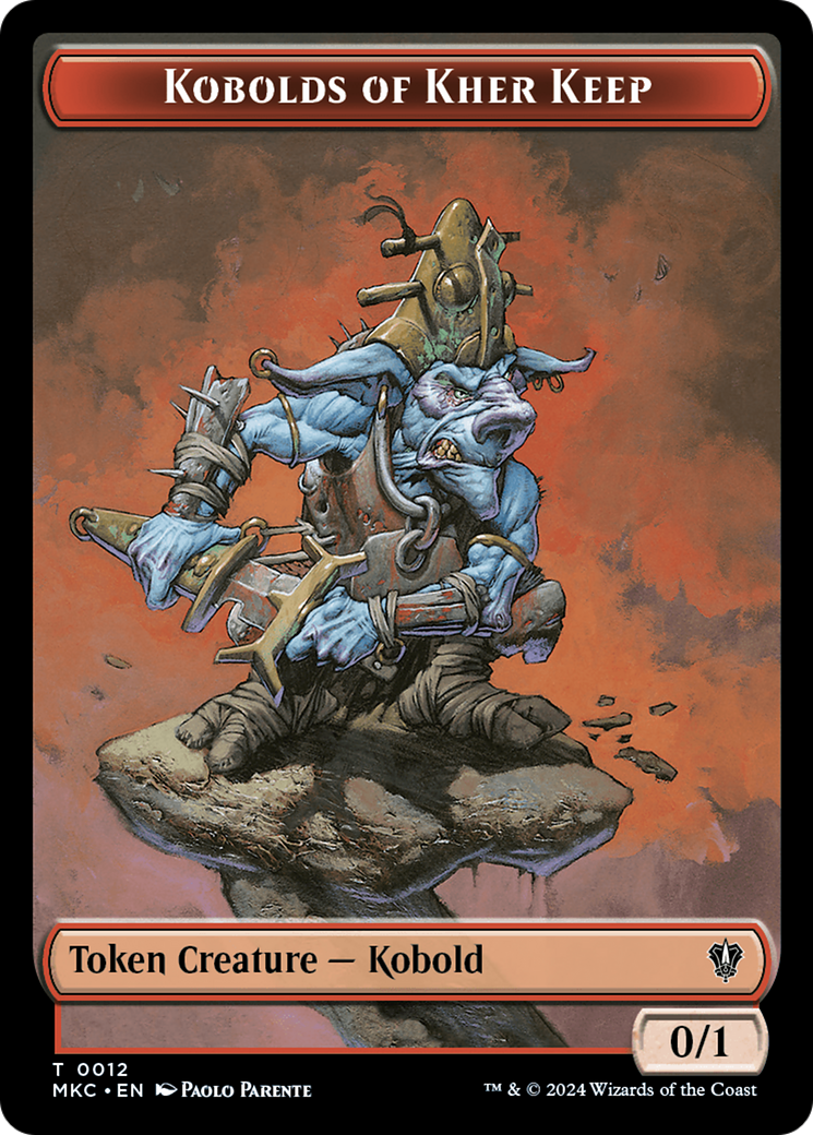 Gold // Kobolds of Kher Keep Double-Sided Token [Murders at Karlov Manor Commander Tokens] | Silver Goblin