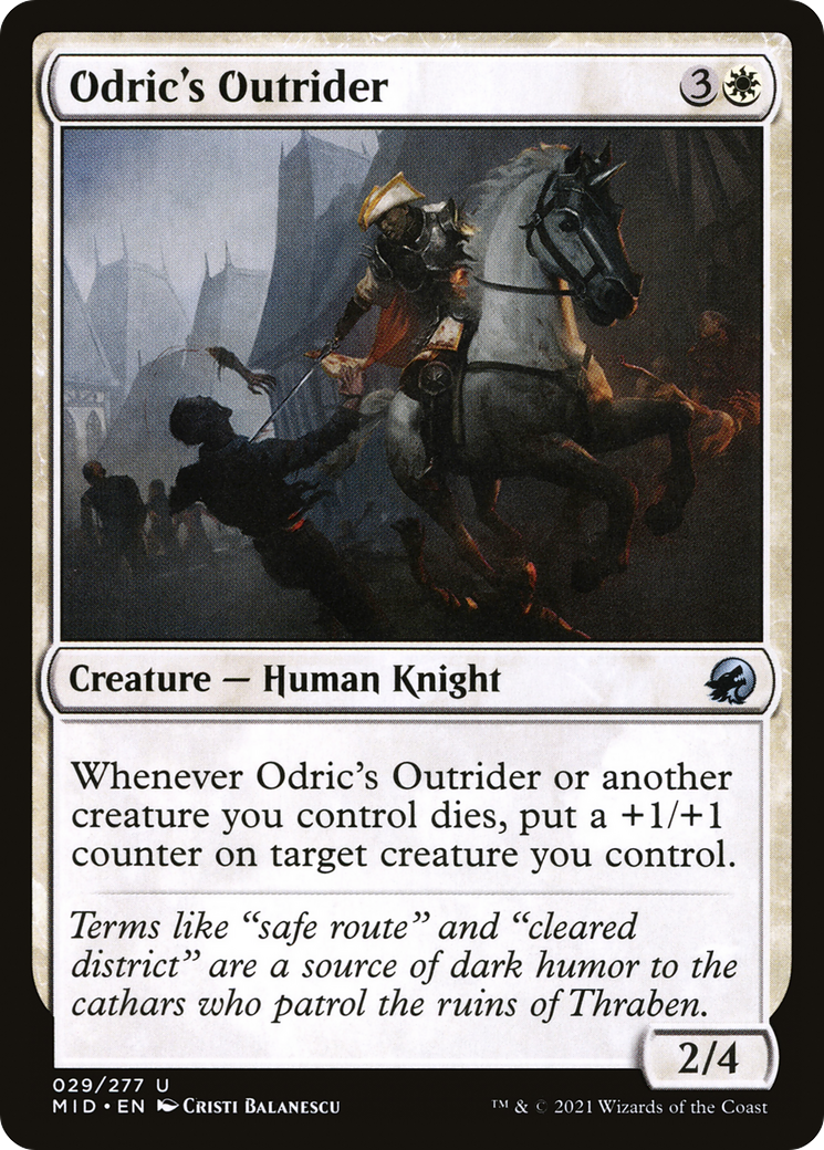 Odric's Outrider (029) Foil - Innistrad: Midnight Hunt