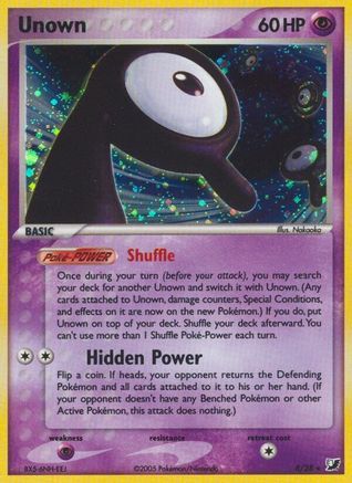 Unown (R) (R/28) [EX: Unseen Forces] | Silver Goblin