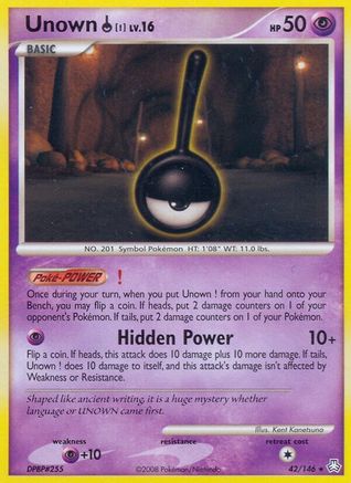 Unown (!) (42) Reverse Holofoil - Legends Awakened