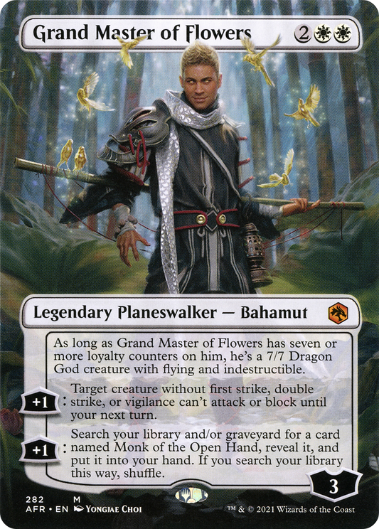 Grand Master of Flowers (Borderless) [Dungeons & Dragons: Adventures in the Forgotten Realms] Foil