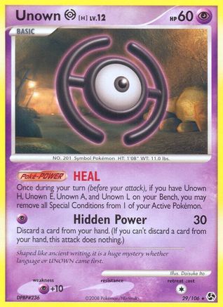 Unown [H] (29) Reverse Holofoil - Great Encounters