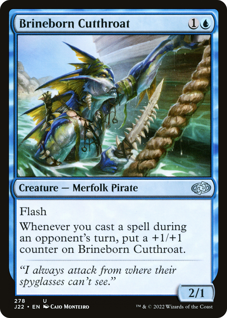 Brineborn Cutthroat [Jumpstart 2022] | Silver Goblin