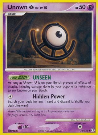 Unown (U) (78) Reverse Holofoil - Legends Awakened