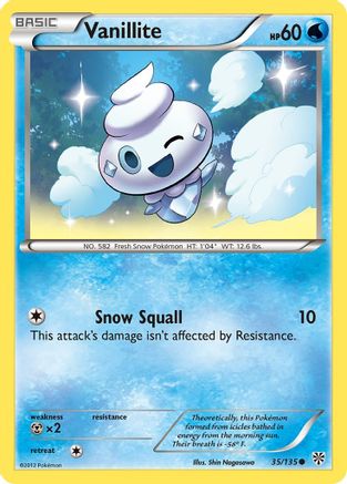 Vanillite (35) Reverse Holofoil - Plasma Storm
