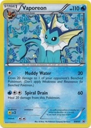 Vaporeon (BW89) [Black & White: Black Star Promos] | Silver Goblin