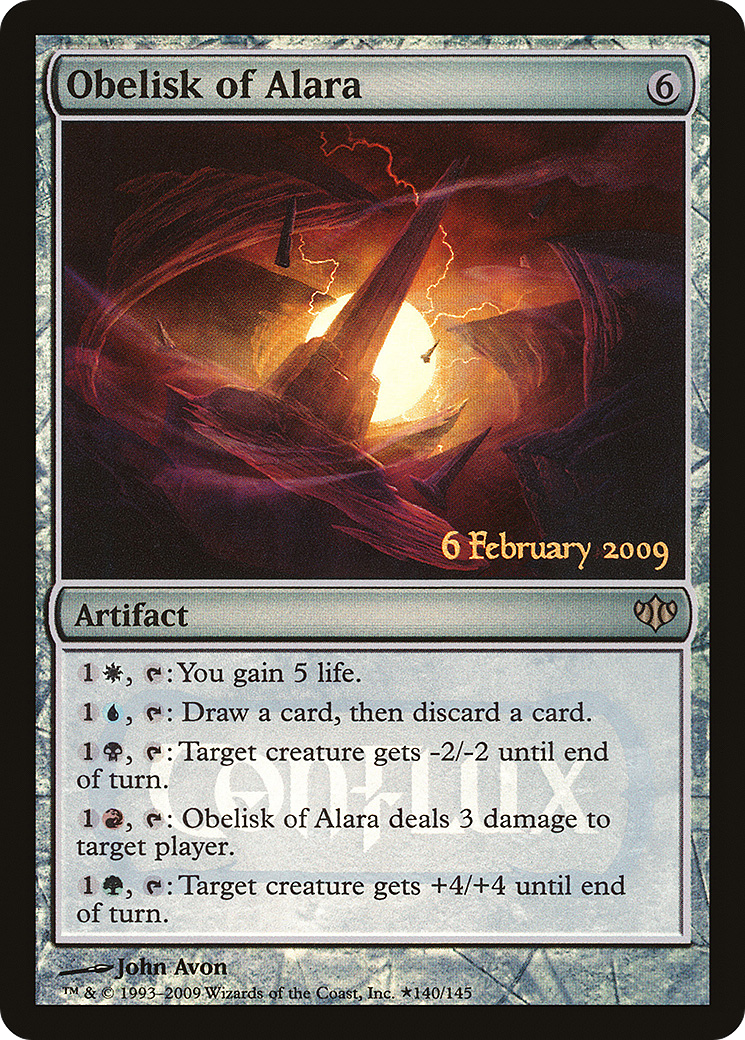 Obelisk of Alara (Launch) [Conflux Promos] | Silver Goblin